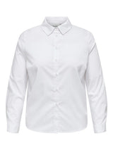 Only Carmakoma Stretchy shirte white