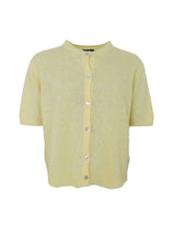 Black Colour Dell cardigan Yellow