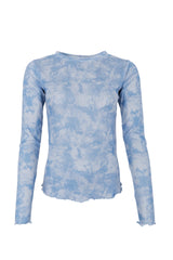 Black Colour Annie Simmer mesh Blouse Blue