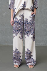 Love & Divine Love 1024-62 pant champagne paisley