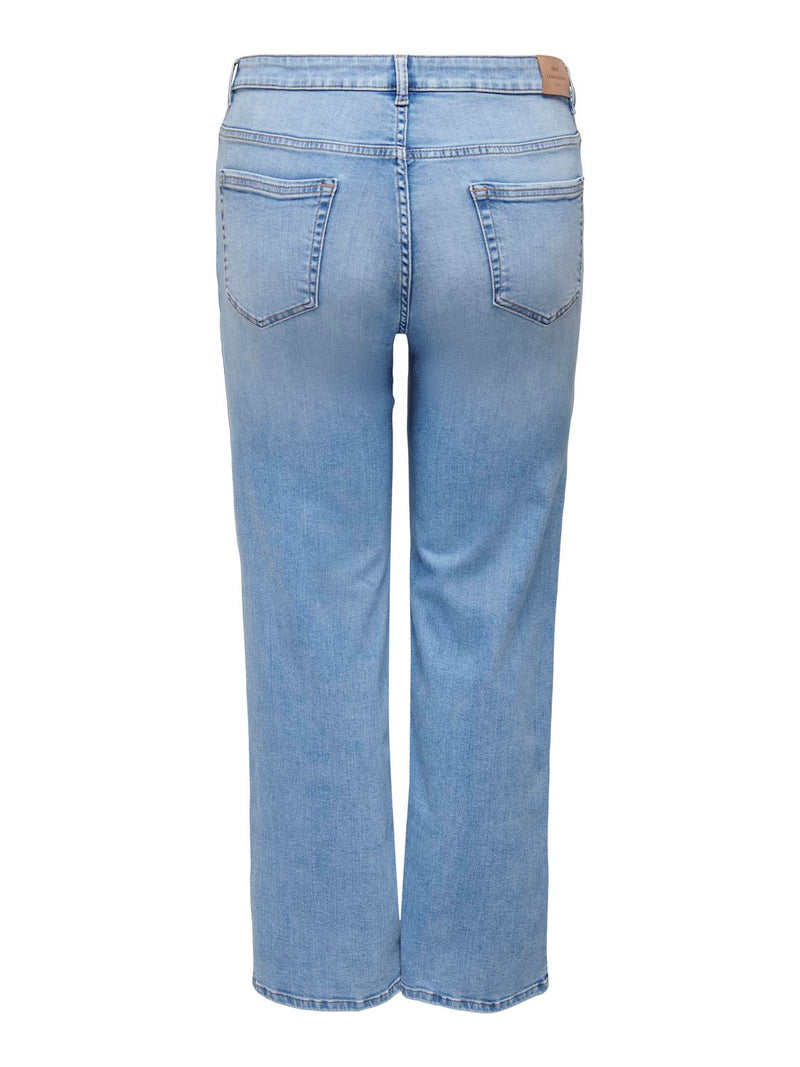Only Carmakoma Willy wide jeans light blue