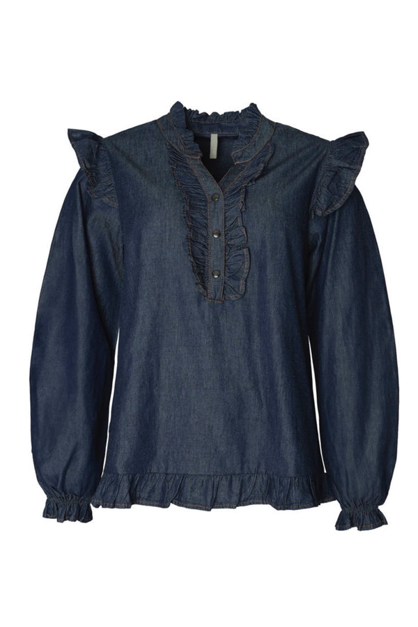 Ofelia Mina denim shirt blue
