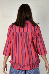 Gaspar Vigo stripe shirt pink