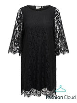 Only Carmakoma  Adia lace dress black