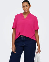 Only Carmakoma Noemi Blouse Pink