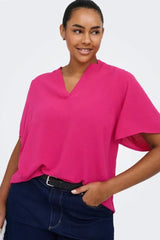Only Carmakoma Noemi Blouse Pink