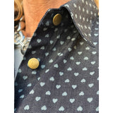 Gaspar Malmø denim shirt heart