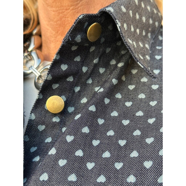 Gaspar Malmø denim shirt heart