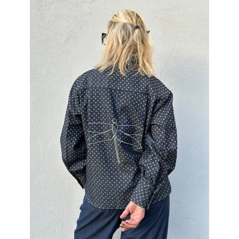 Gaspar Malmø denim shirt heart