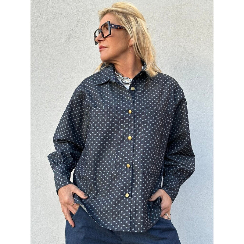 Gaspar Malmø denim shirt heart