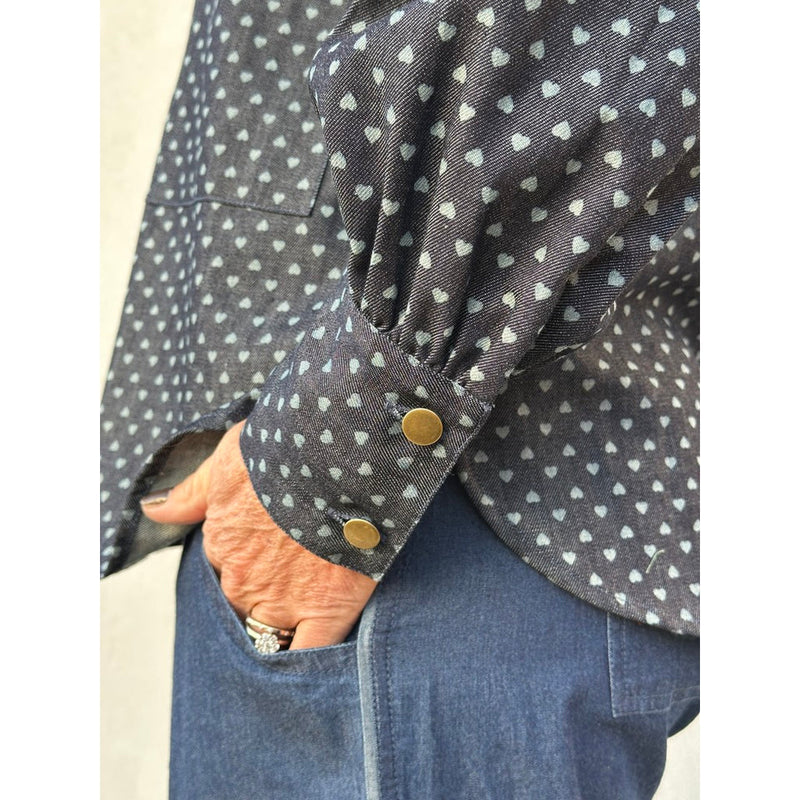Gaspar Malmø denim shirt heart