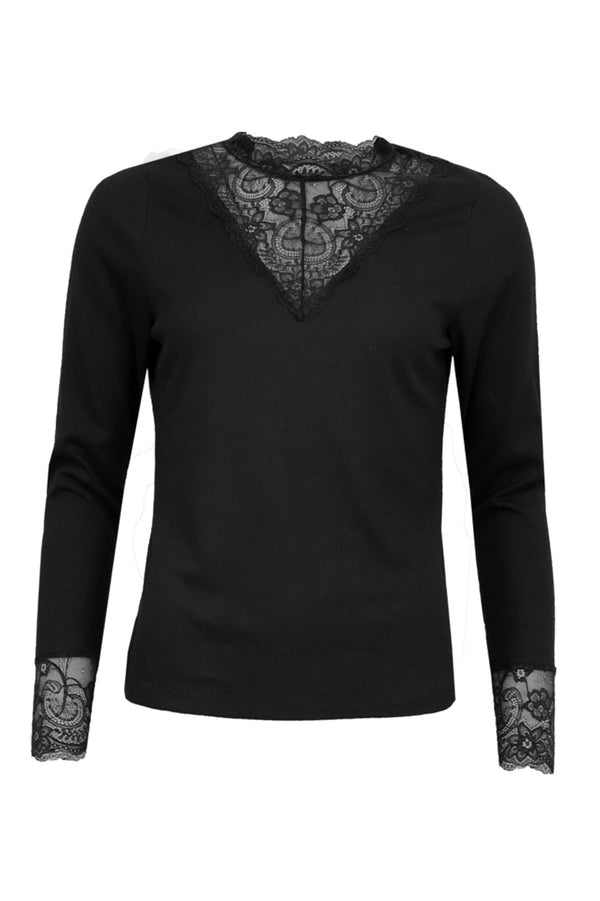 Ofelia Tine bluse sort