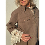 Gaspar Memphis dress taupe