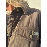 Gaspar Memphis dress taupe