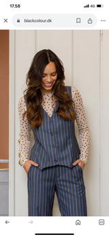 Black Colour Isole Love mesh blouse nude heart