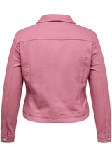 Only Carmakoma Wespa jeans jakke heather rose