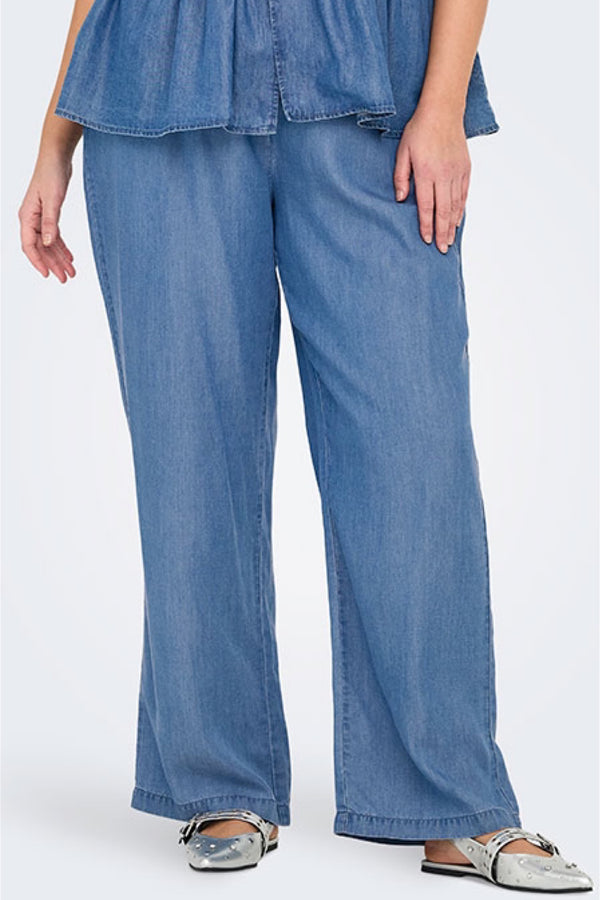 Only Carmakoma Charis life denim pant medium blue
