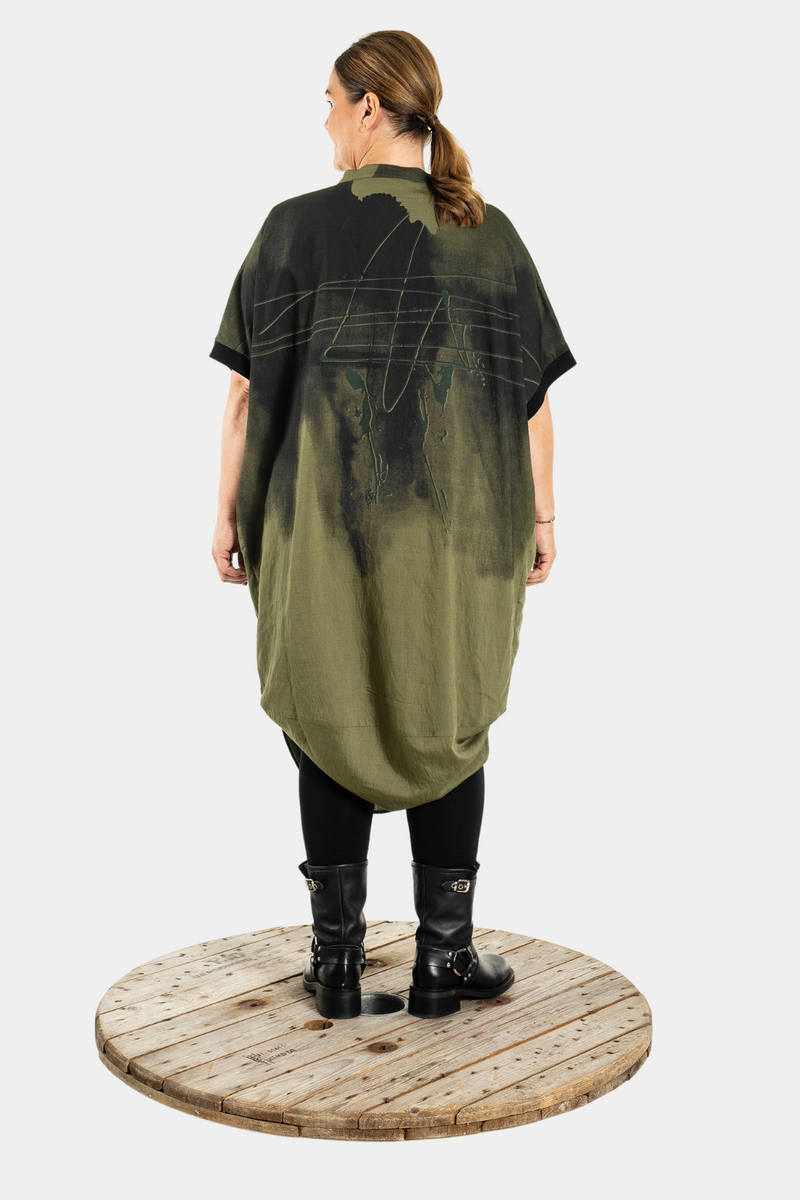 GOZZIP Kara dress olive