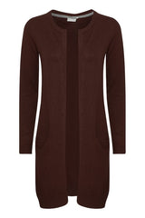 Pulz Sara long cardigan java