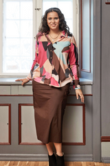 Zoey Belen blouse pink mix