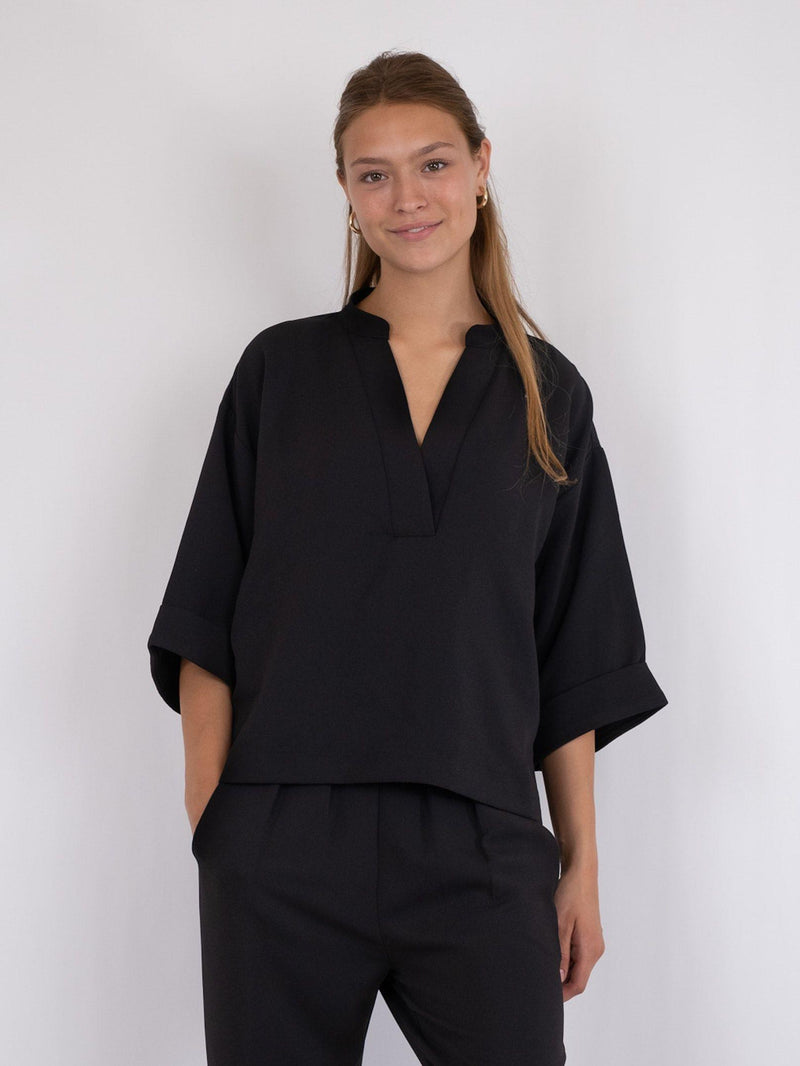 Neo Noir Luma blouse black