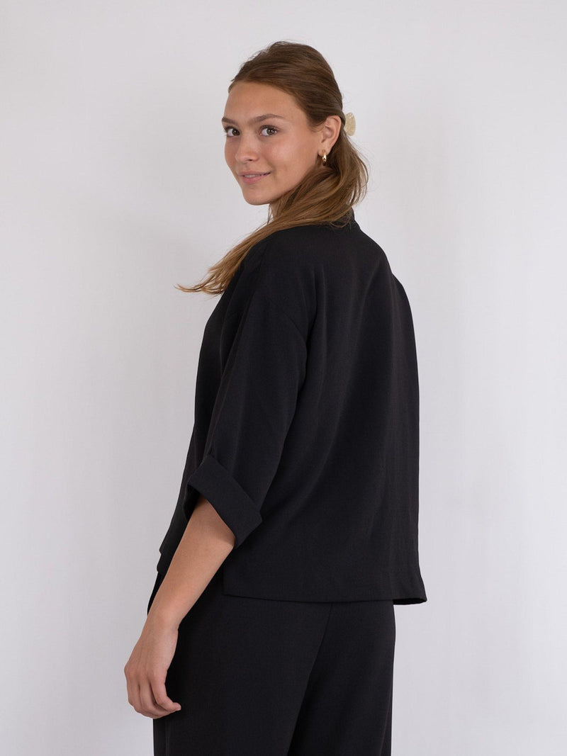 Neo Noir Luma blouse black
