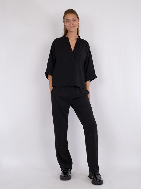 Neo Noir Luma blouse black