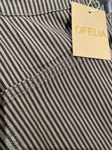 Ofelia Ida pants stripe grey/black