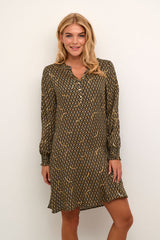 Culture Giselle dress black graphic