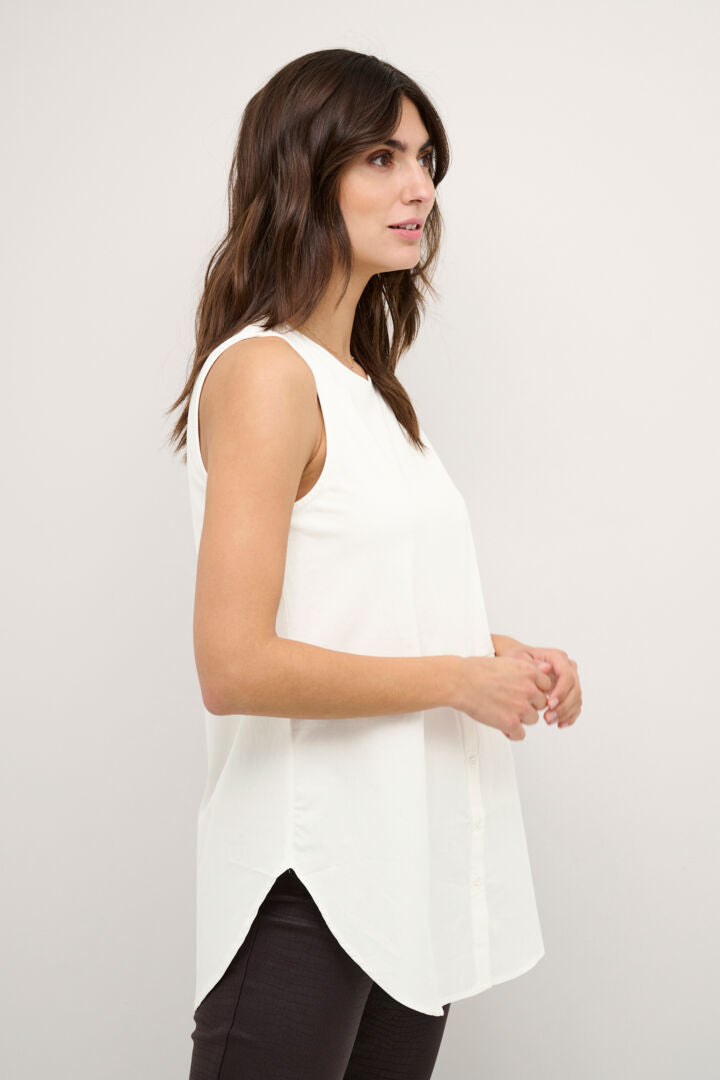 Culture Delphina top white
