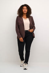 Kaffe Curve Jia blazer java