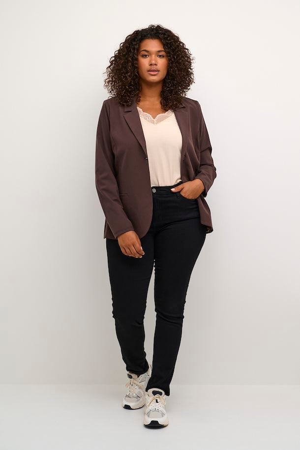 Kaffe Curve Jia blazer java