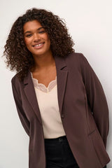 Kaffe Curve Jia blazer java