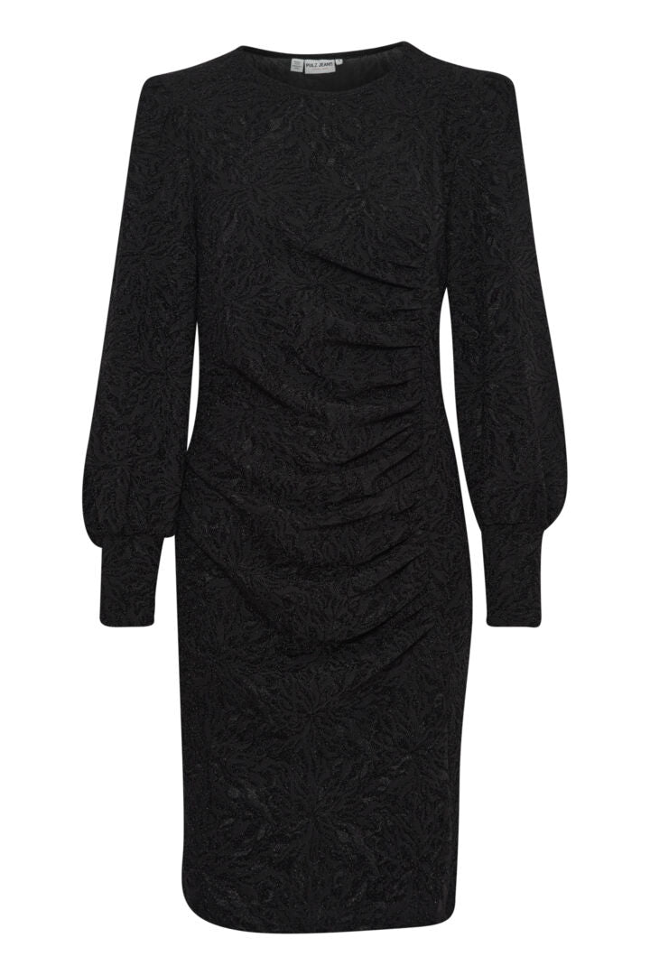 Pulz Delia lace dress black