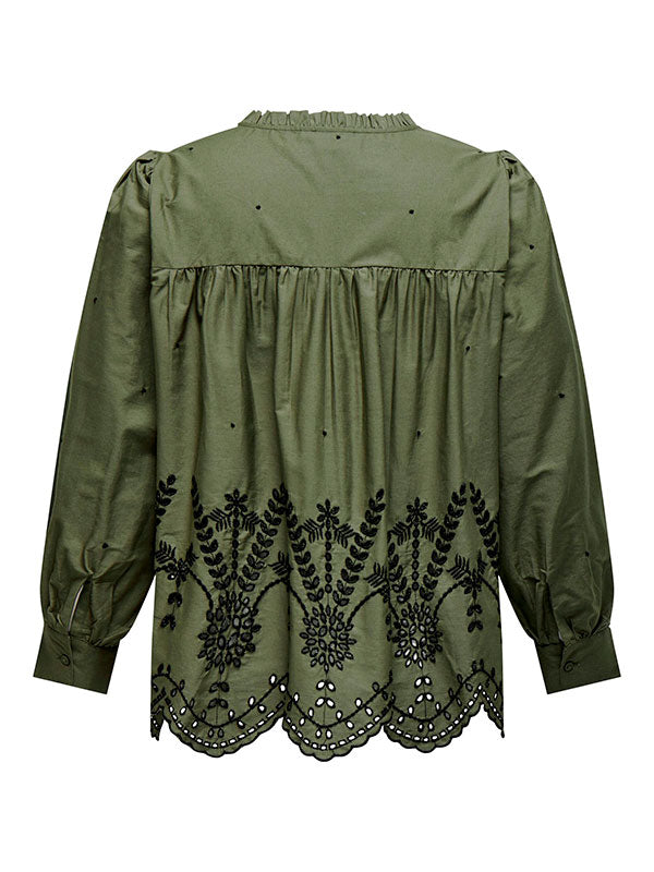 Only Carmakoma Miggy blouse kalamata