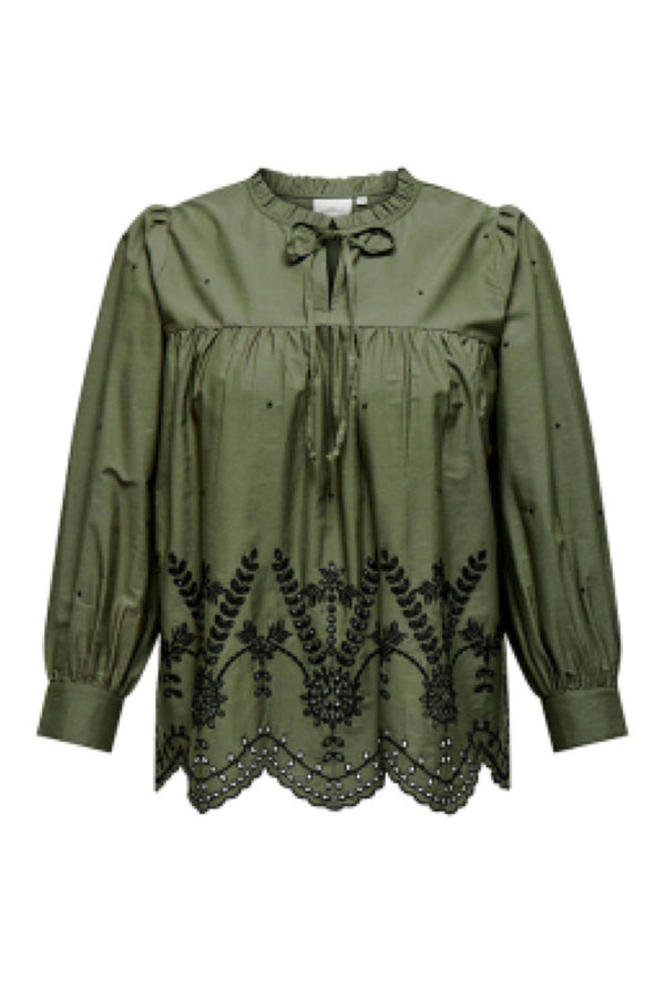 Only Carmakoma Miggy blouse kalamata
