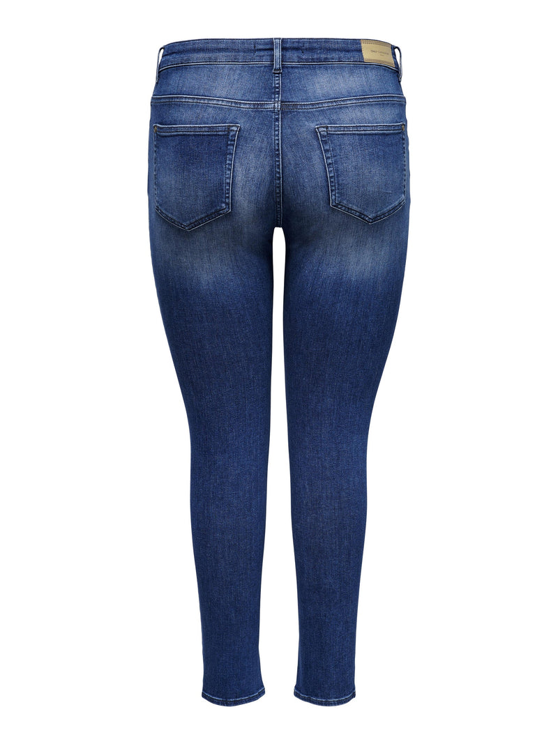 Only Carmakoma Willy reg skinny jeans medium blue