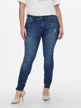 Only Carmakoma Willy reg skinny jeans medium blue