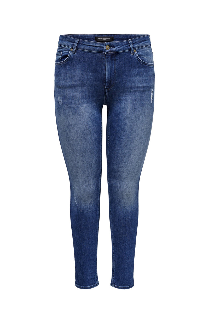 Only Carmakoma Willy reg skinny jeans medium blue