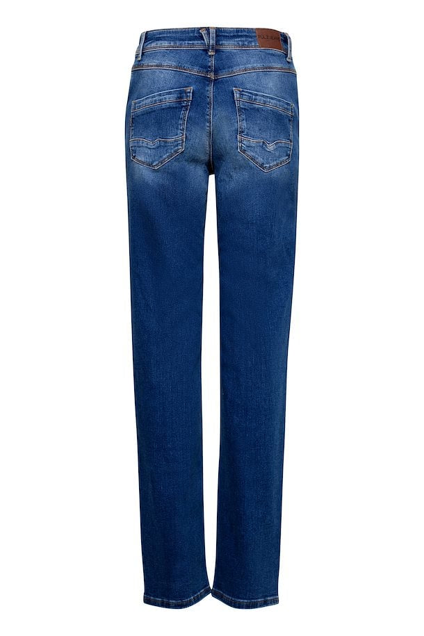Pulz Karolina jeans straight leg  medium blue