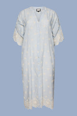 Gozzip Lucia dress blue/off stripe