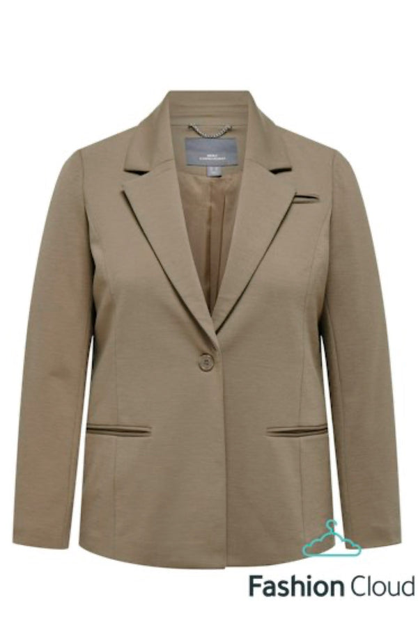 Only Carmakoma Peach blazer caribou