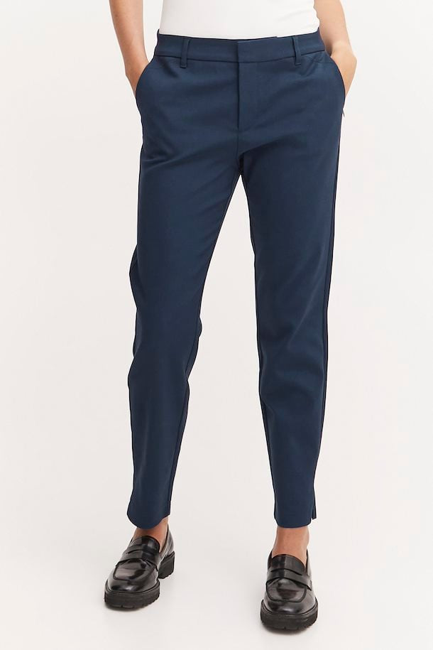 Pulz Bindy pant ankl. skinny dark blue