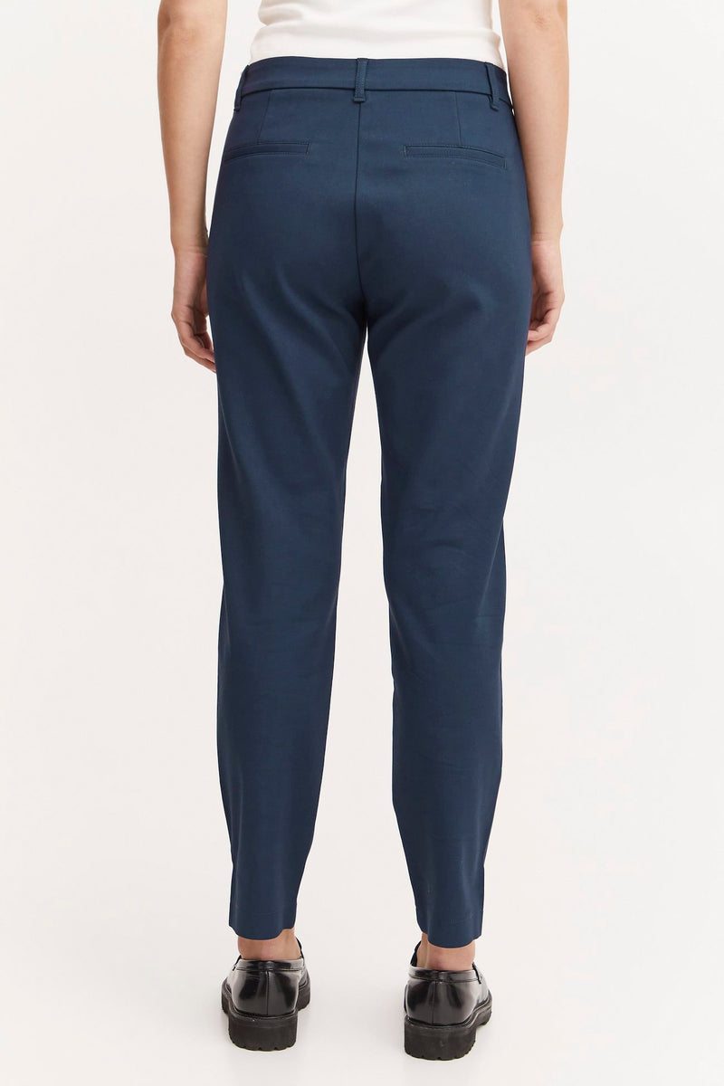 Pulz Bindy pant ankl. skinny dark blue