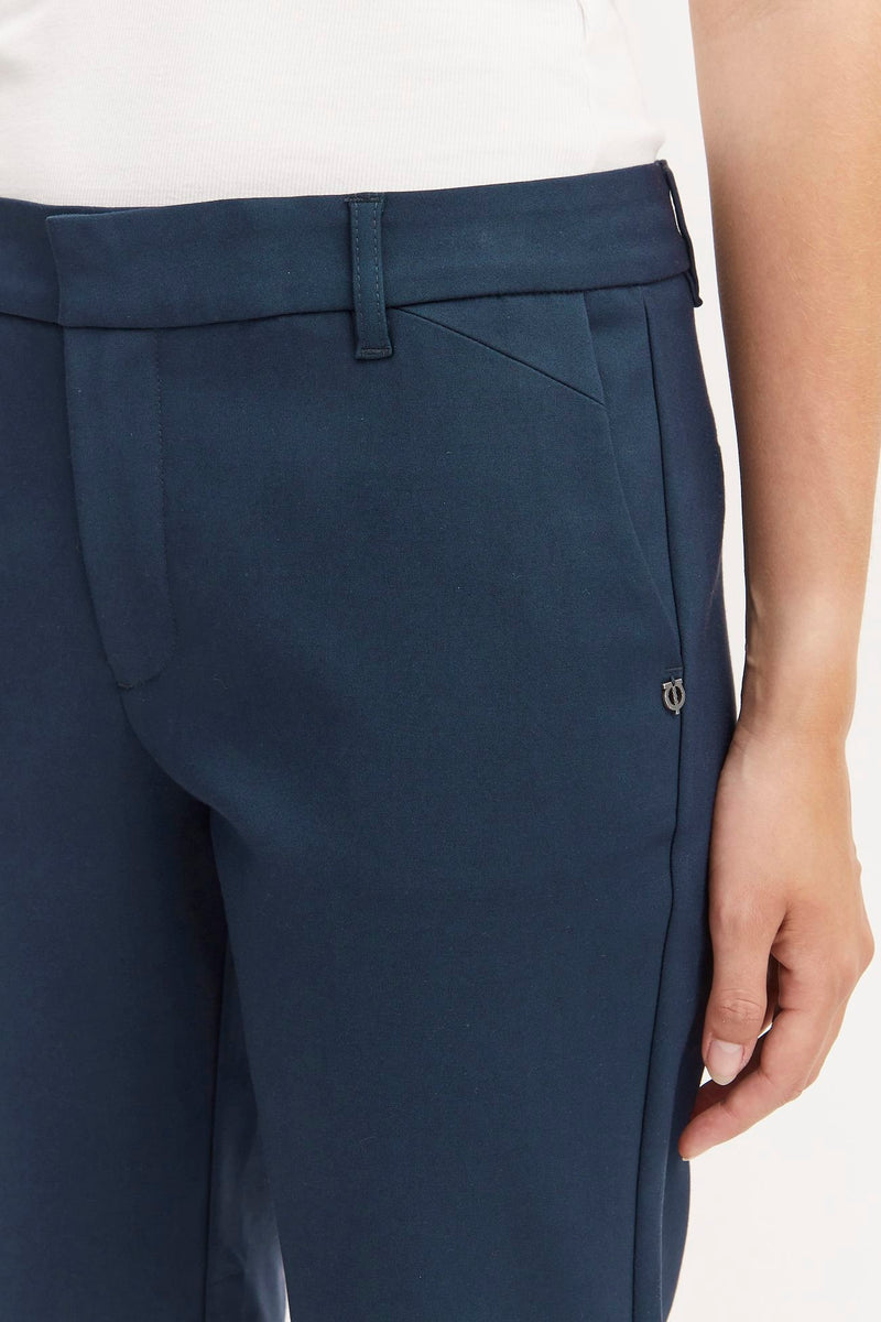 Pulz Bindy pant ankl. skinny dark blue