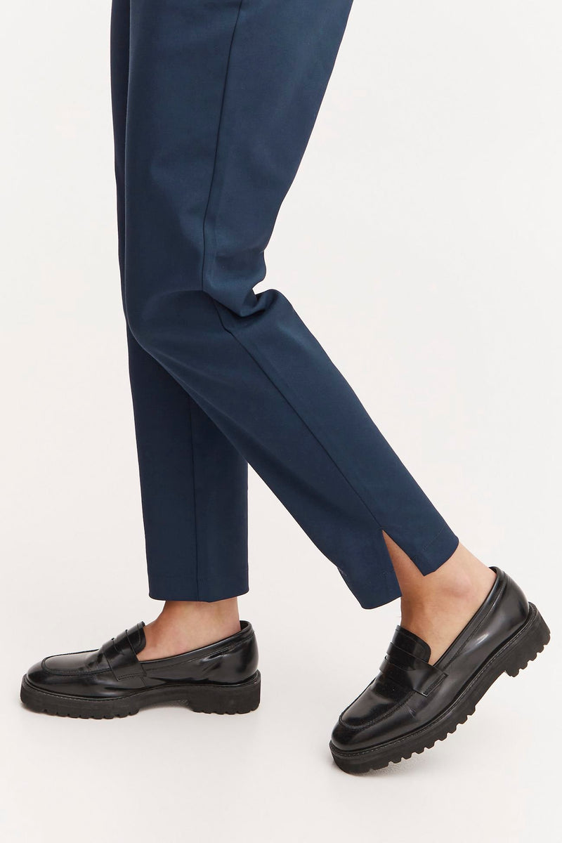 Pulz Bindy pant ankl. skinny dark blue