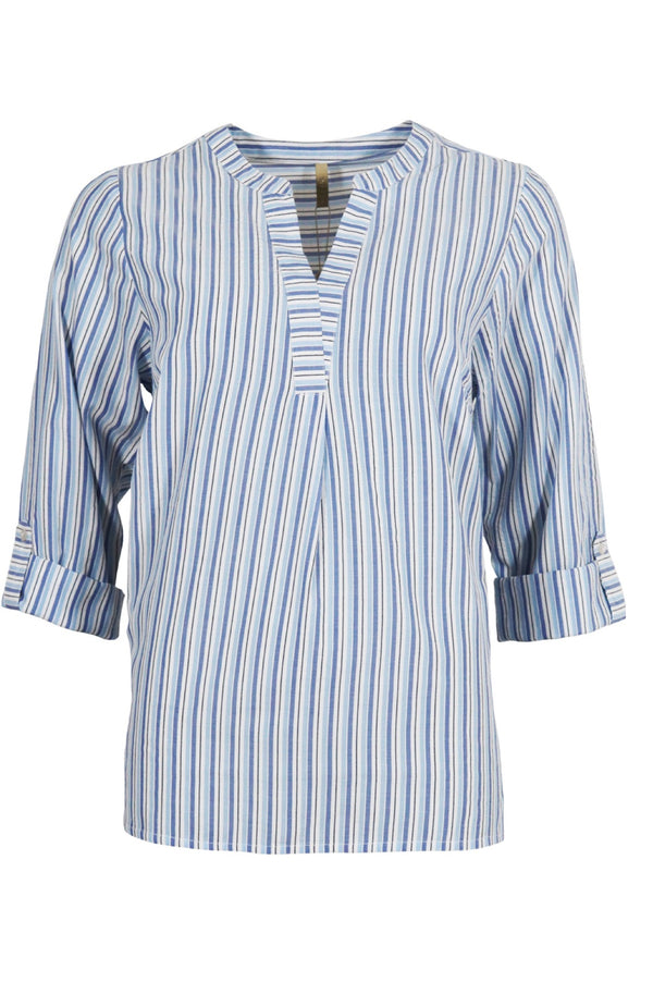 Ofelia Simi blouse blue stripe