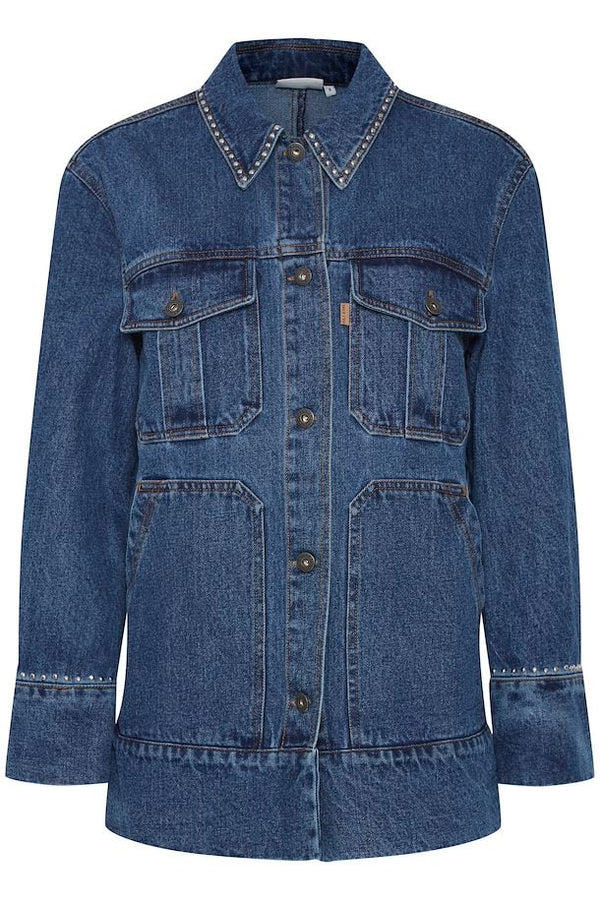 Pulz Rina denim jacket medium blue