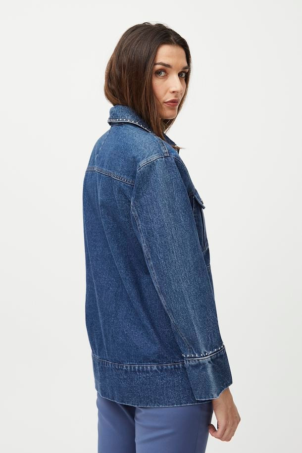 Pulz Rina denim jacket medium blue
