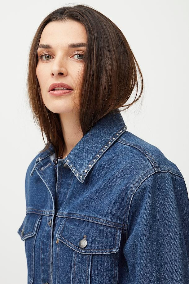 Pulz Rina denim jacket medium blue